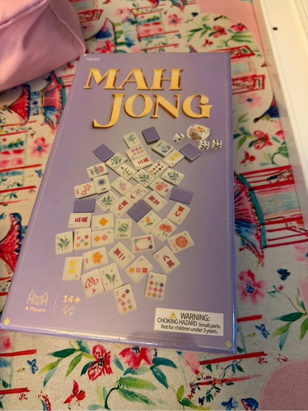 Mah Jong Game Set - Lavender Edition
